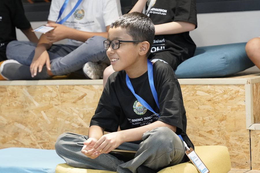 A moment from the summer camp